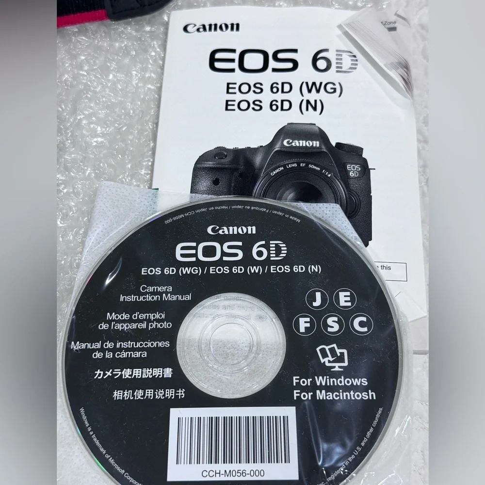 USED Canon EOS 6D 20.2MP Digital SLR Camera